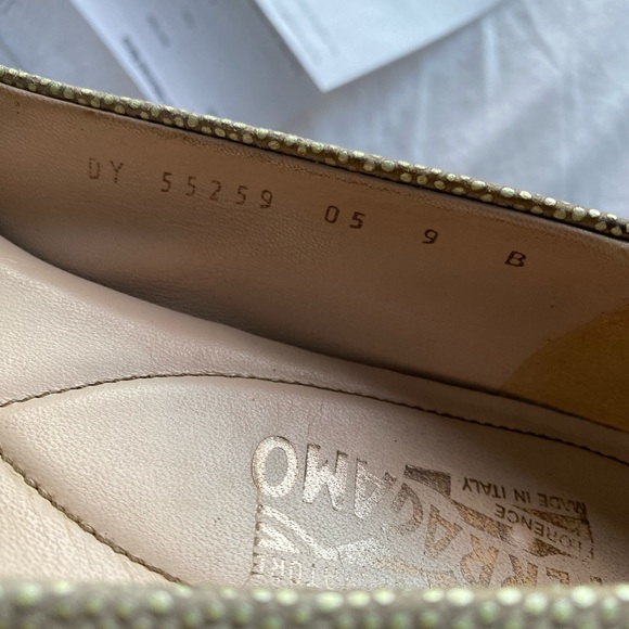 Salvatore Ferragamo ballet flat pebbled - Picture 4 of 4